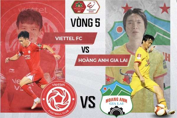 Trận HAGL và Viettel diễn ra lúc 17h00 ngày 8/12, thuộc vòng 5 V-League 2023/2024