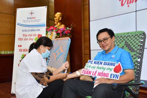 PC Kiên Giang: Triển khai hiến máu tình nguyện, tri ân khách hàng