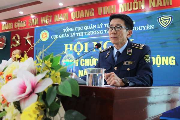 Cục QLTT tỉnh Thái Nguyên trang trọng tổ chức Hội nghị cán bộ công chức, người lao động năm 2024