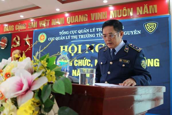Cục QLTT tỉnh Thái Nguyên trang trọng tổ chức Hội nghị cán bộ công chức, người lao động năm 2024