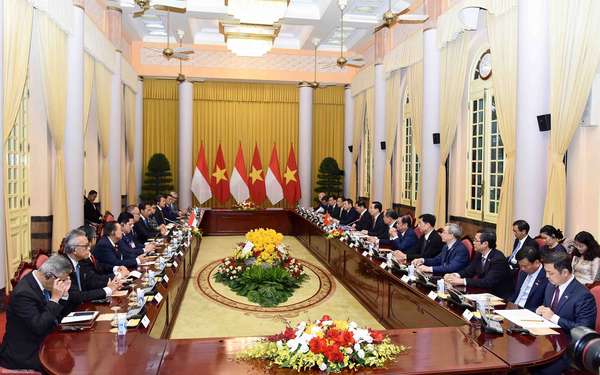 Việt Nam - Indonesia: Sớm nâng kim ngạch thương mại song phương lên 15 tỷ USD