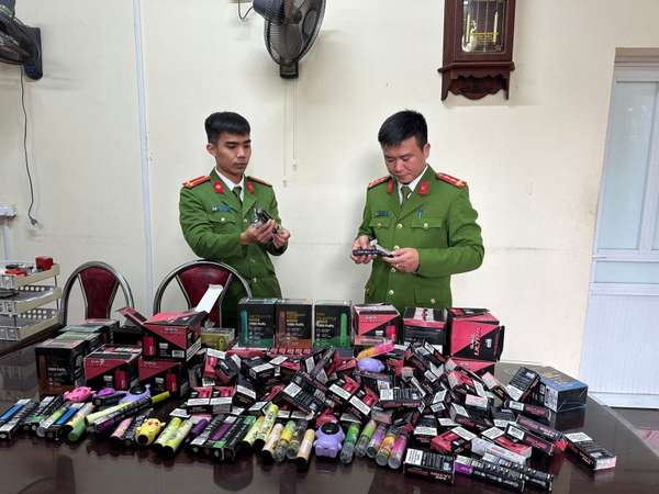 Phú Thọ: Công an huyện Tam Nông phát hiện vụ việc ma túy, thuốc lá điện tử