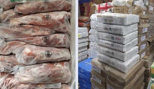 Đắk Nông: Phát hiện, thu giữ gần 2.200 kg thực phẩm đông lạnh không rõ nguồn gốc