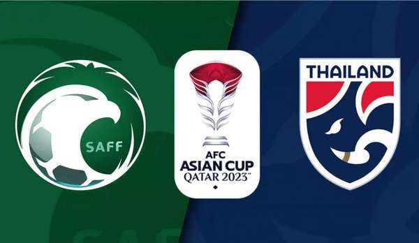 Trận Saudi Arabia và Thái Lan diễn ra lúc 22h00 ngày 25/01 thuộc vòng bảng Asian Cup 2023