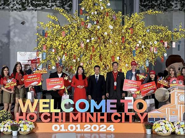 Tháng 1/2024, khách du lịch quốc tế đến Việt Nam tăng cao