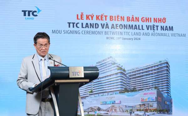 Ông Đặng Văn Thành - Chủ tịch Tập đoàn TTC đánh giá cao về tầm nhìn, chiến lược dài hạn của Tập đoàn bán lẻ lớn nhất Nhật Bản AEON khi xác định Việt Nam là thị trường trọng điểm thứ hai, chỉ sau nước sở tại là Nhật Bản