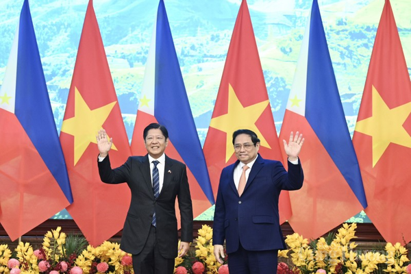 Chùm ảnh: Thủ tướng Phạm Minh Chính hội kiến Tổng thống Philippines