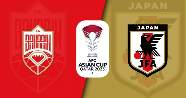Trận Bahrain và Nhật Bản diễn ra lúc 18h30 ngày 31/01 thuộc vòng 1/8 Asian Cup 2023