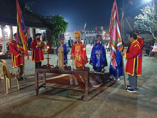 Thanh Hóa: Độc đáo lễ hội đốt Đình Liệu vào đêm giao thừa