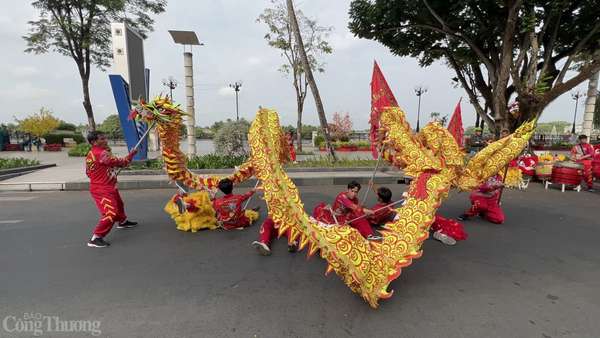 Bình Dương: Liên hoan nghệ thuật biểu diễn múa lân - sư - rồng mừng Đảng, mừng Xuân Giáp Thìn 2024