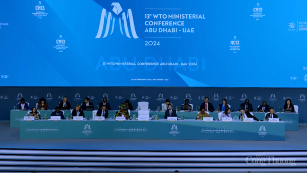 Chính thức khai mạc Hội nghị Bộ trưởng WTO lần thứ 13