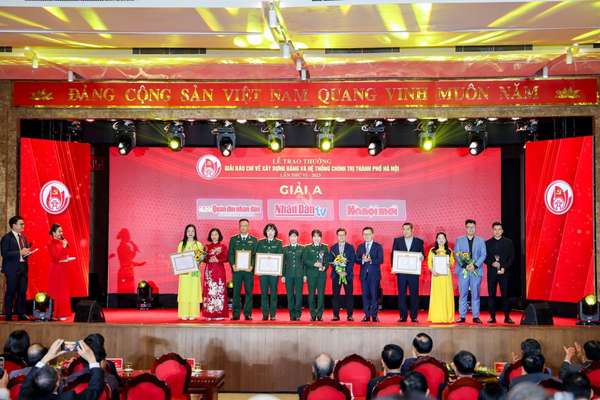 Hà Nội trao Giải Báo chí về xây dựng Đảng lần thứ VI - năm 2023