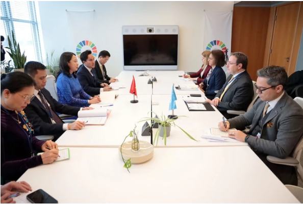 Phó Chủ tịch nước đề nghị UNDP tiếp tục hỗ trợ Việt Nam trong phát triển kinh tế