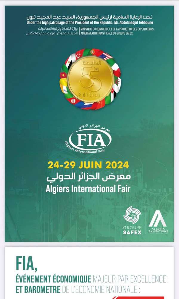 Mời doanh nghiệp tham dự Hội chợ quốc tế Alger 2024