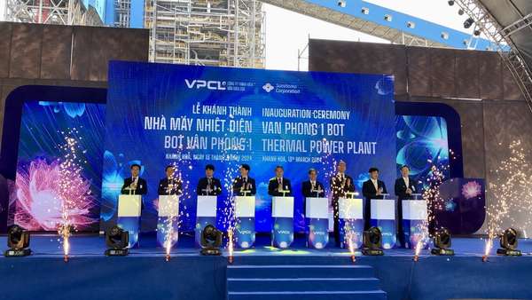 Khánh thành nhà máy nhiệt điện BOT Vân Phong 1: Tăng nguồn cung điện cho nền kinh tế