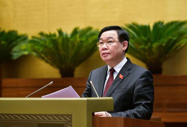 Chủ tịch Quốc hội Vương Đình Huệ phát biểu khai mạc Phiên Chất vấn và trả lời chất vấn