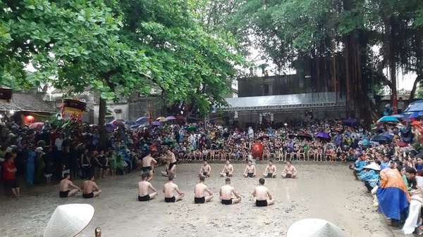 Lễ hội Vật cầu nước làng Vân. (Nguồn: Sở Văn hóa Thể thao và Du lịch Bắc Giang)