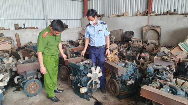 Hưng Yên: Xử phạt, thu giữ 15 động cơ máy nông nghiệp đã qua sử dụng không rõ nguồn gốc, xuất xứ
