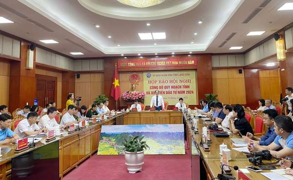 Họp báo công bố quy hoạch tỉnh và Xúc tiến đầu tư tỉnh Lạng Sơn năm 2024