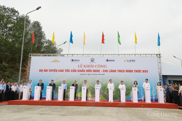 Lạng Sơn: Khởi công dự án tuyến cao tốc cửa khẩu Hữu Nghị - Chi Lăng