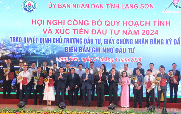 Thủ tướng Chính phủ dự Hội nghị công bố Quy hoạch tỉnh Lạng Sơn
