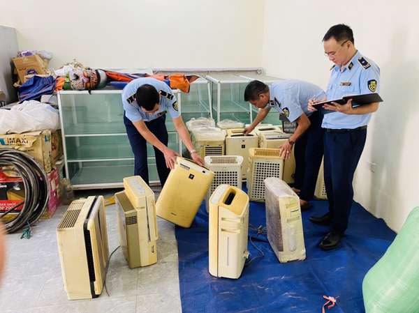 Thái Bình: Tịch thu 25 chiếc máy làm khô quần áo nhập lậu