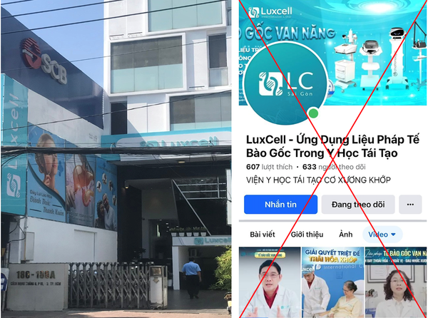 TP. Hồ Chí Minh: Cảnh báo về cơ sở LuxCell International Clinic làm bệnh nhân ''tiền mất, tật mang''