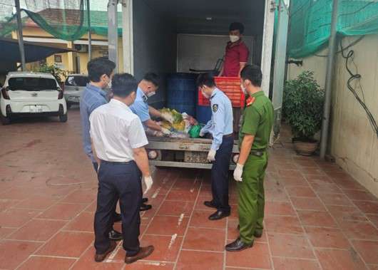 Thái Nguyên: Tiêu huỷ 520kg thực phẩm không bảo đảm vệ sinh