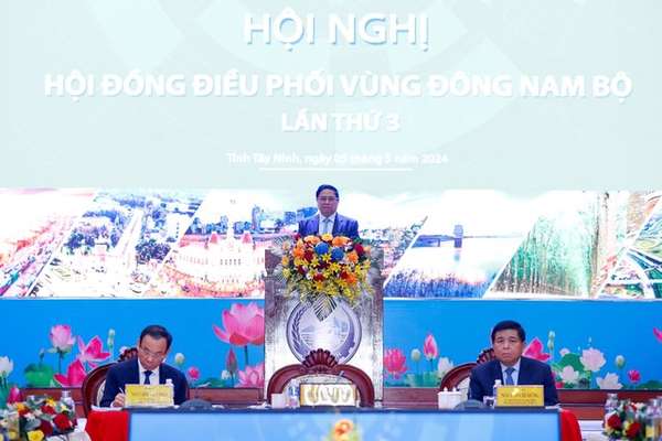 Thủ tướng Phạm Minh Chính: 5 điểm nổi bật, 6 giải pháp để Đông Nam Bộ tiếp tục phát triển mạnh mẽ