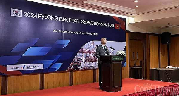 Ông Trần Thanh Hải - Phó Cục trưởng Cục Xuất nhập khẩu (Bộ Công Thương) phát biểu tại sự kiện