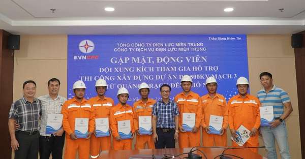 EVNCPC hỗ trợ hoàn thành dự án đường dây 500kV mạch 3 Quảng Trạch - Phố Nối