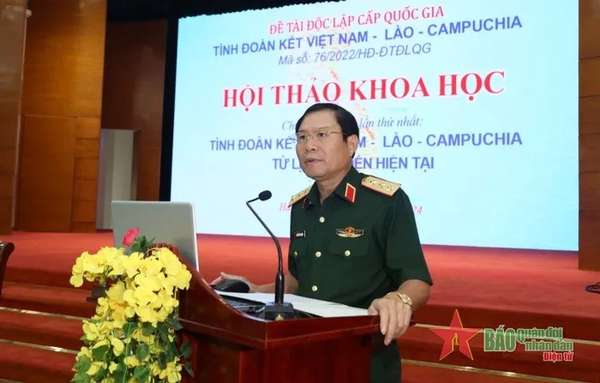 Bộ Quốc phòng: Tổ chức hội thảo về tình đoàn kết Việt Nam – Lào – Campuchia