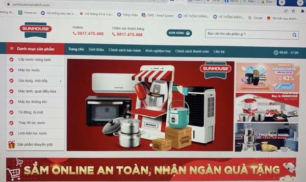 Nam Định: Xử phạt 2 cơ sở vi phạm trong kinh doanh thương mại điện tử