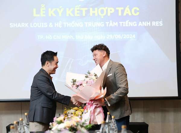 Shark Louis Nguyễn gia nhập ban lãnh đạo Hệ thống Anh ngữ RES