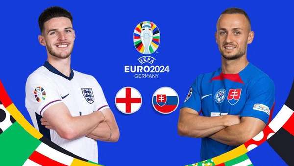 Trận Anh và Slovakia diễn ra lúc 23h00 ngày 30/6 thuộc vòng 1/8 EURO 2024 