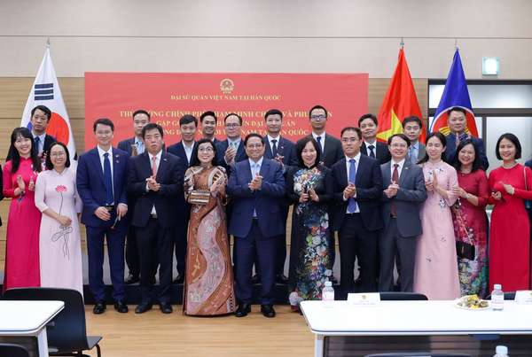 Thủ tướng Phạm Minh Chính: Kiều bào Việt Nam tại Hàn Quốc là cầu nối thúc đẩy quan hệ song phương