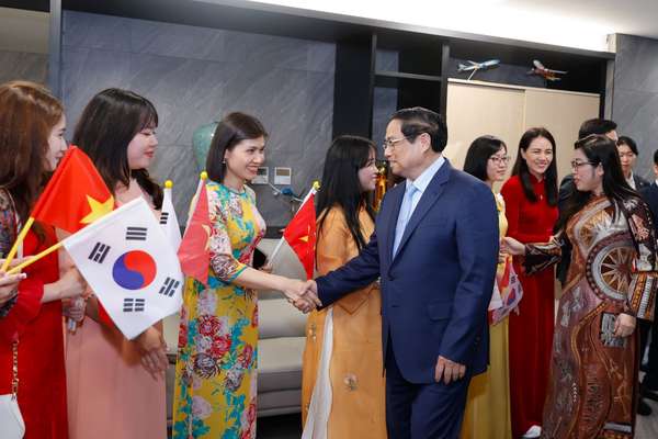 Thủ tướng Phạm Minh Chính: Kiều bào Việt Nam tại Hàn Quốc là cầu nối thúc đẩy quan hệ song phương