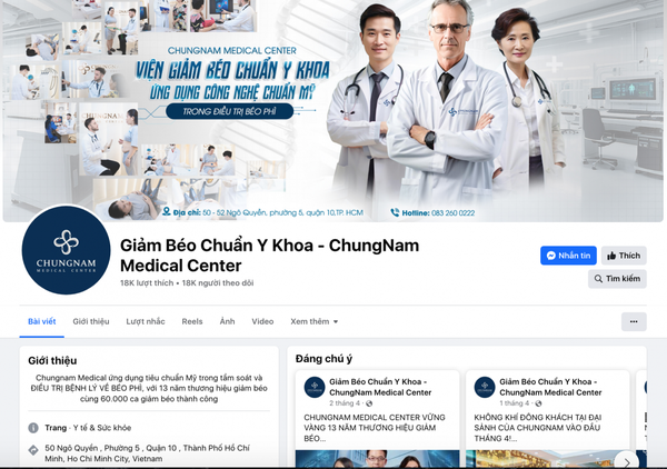 TP. Hồ Chí Minh: Americare Clinic cùng nhiều phòng khám quảng cáo và làm giảm béo trái phép