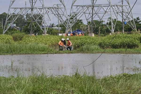 Những hình ảnh mới nhất trên công trường đường dây 500kV mạch 3