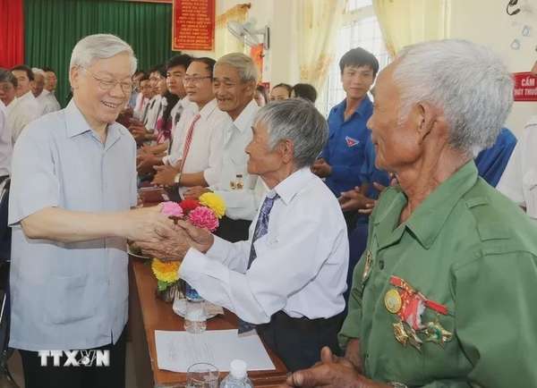 'Tổng Bí thư Nguyễn Phú Trọng có cống hiến to lớn vì hạnh phúc của nhân dân'