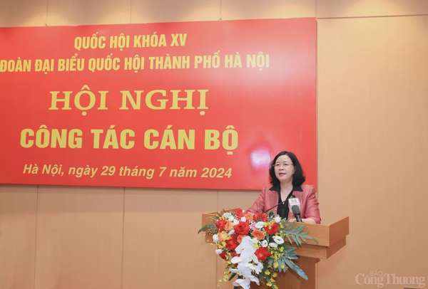 Bà Bùi Thị Minh Hoài được bầu làm Trưởng đoàn đại biểu Quốc hội thành phố Hà Nội