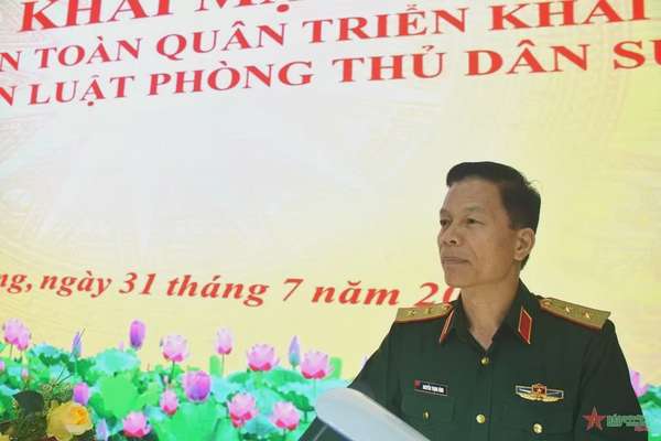 Tập huấn toàn quân triển khai Luật Phòng thủ dân sự năm 2024