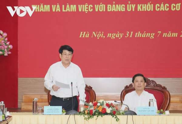 Nâng cao hơn nữa vị trí vai trò, vị thế của Đảng bộ Khối trong xây dựng, chỉnh đốn Đảng