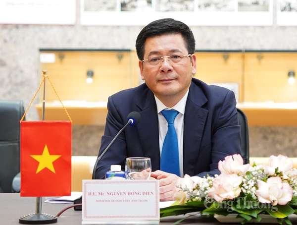 Bộ trưởng Nguyễn Hồng Diên tiếp Trưởng Phái đoàn EU tại Việt Nam
