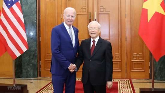 Tuyên bố chung về nâng cấp quan hệ Việt Nam-Hoa Kỳ lên Đối tác chiến lược toàn diện