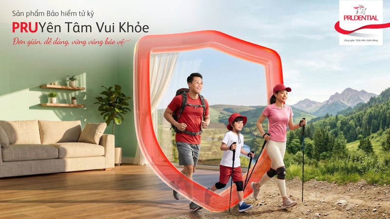 Prudential Việt Nam tăng bảo vệ sức khỏe nền tảng, giúp gia đình Việt yên tâm sống vui khỏe