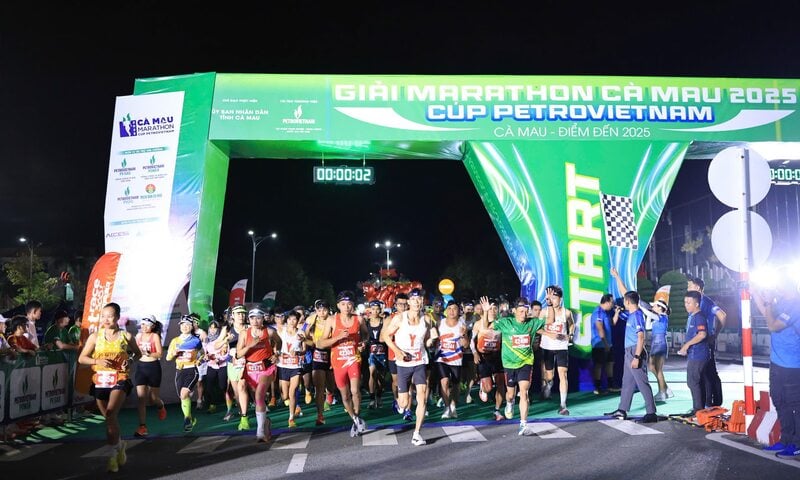 PVCFC: Nhà tài trợ kim cương giải Marathon Cà Mau 2025