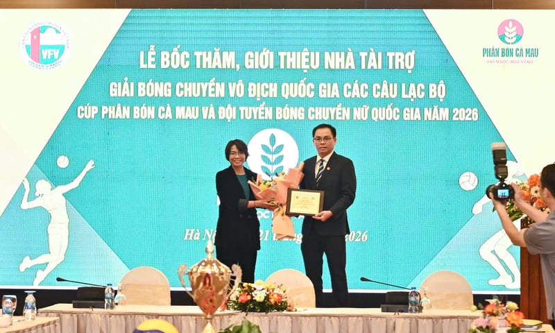 Phân bón Cà Mau tiếp tục đồng hành cùng Bóng chuyền Việt Nam