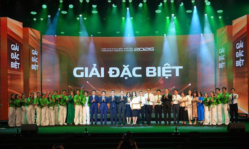 Vietcombank giành giải Đặc biệt Hội thi chuyển đổi số ngành Ngân hàng