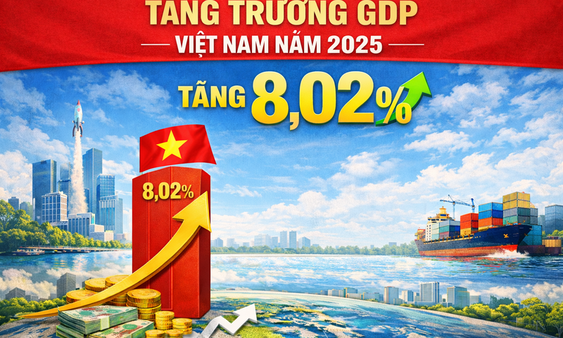 Tăng trưởng GDP quý IV/2025 đạt 8,46%